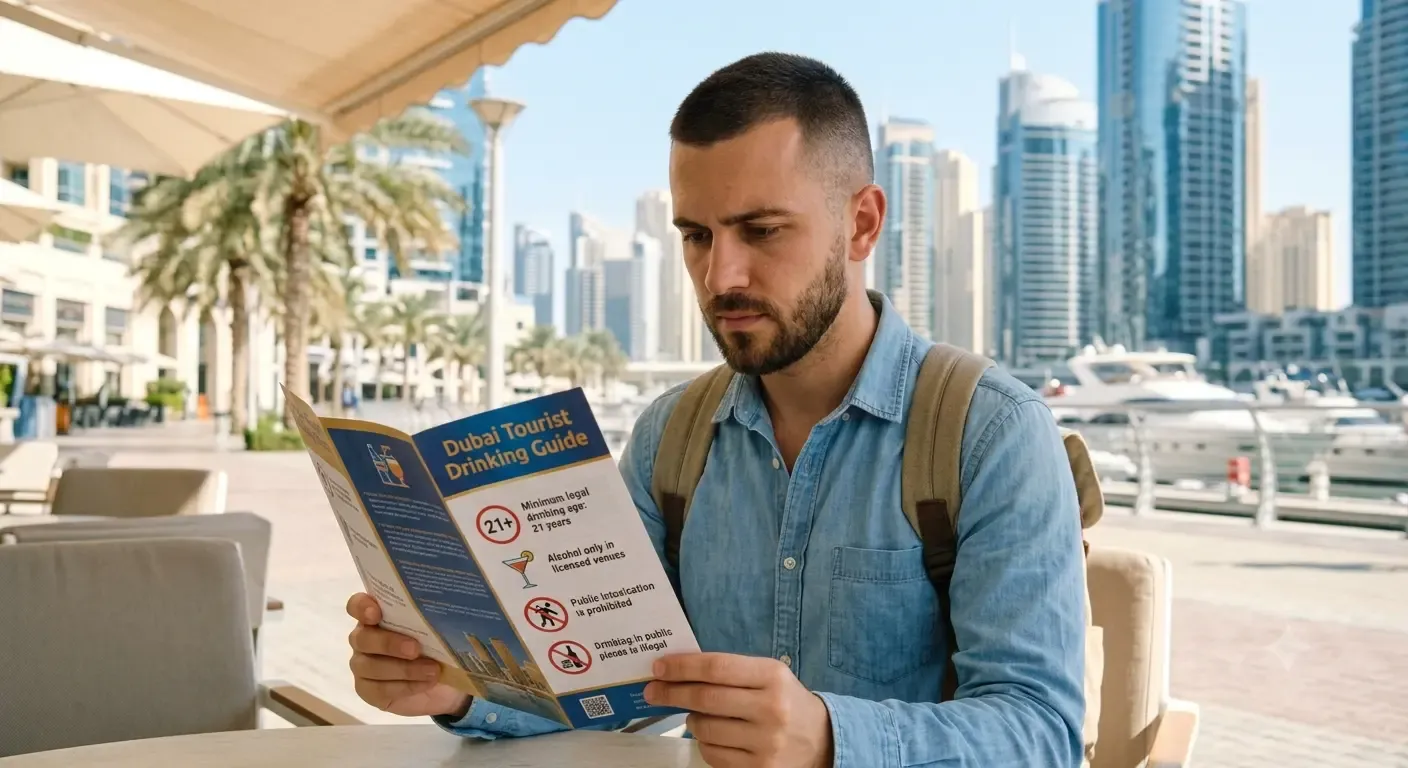 Reading up on Dubai’s alcohol and drinking age rules before a night out
